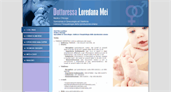 Desktop Screenshot of dottoressaloredanamei.it